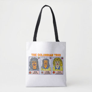 Bolso De Tela El trío colombiano Higuita, Valderrama, Álvarez