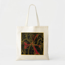 Bolso De Tela El trípode ataca el tote del art déco