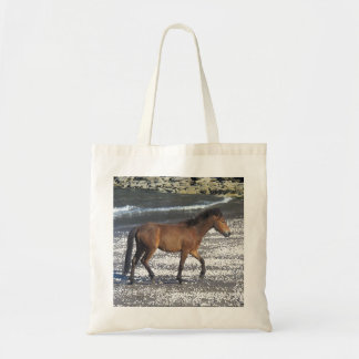 Bolso De Tela El trotar del sur del potro de Dartmoor de la