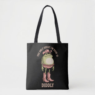 Bolso De Tela El único sentadillas que estoy haciendo es el vaqu