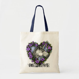 Bolso De Tela ¡El unicornio blanco CREE! Tote