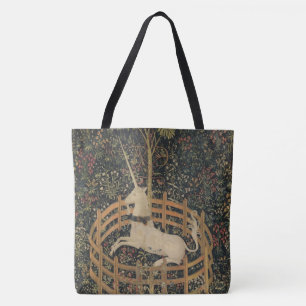 Bolso De Tela El unicornio en cautiverio, el tapiz medieval