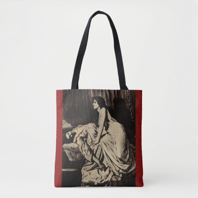 Bolso De Tela El vampiro (1897) - Philip Burne-Jones (Anverso)
