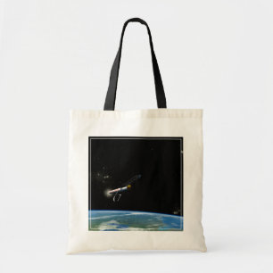 Bolso De Tela El Vehículo De Lanzamiento Atlas V541 En Órbita.