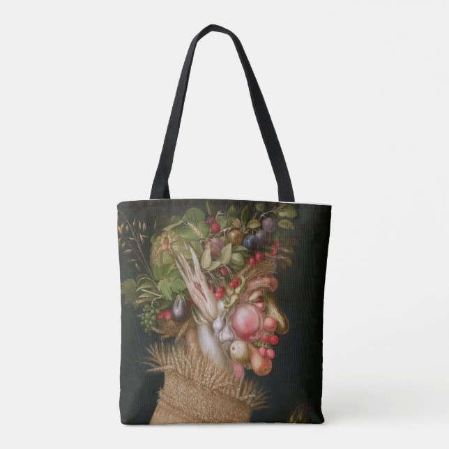 Bolso De Tela El verano, Arcimboldo (Reverso)