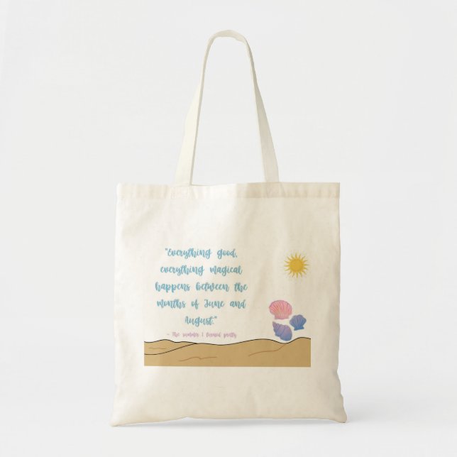 Bolso De Tela El verano en que convertí en tote de Bonito (Frente)
