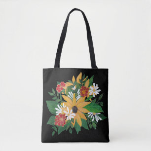 Bolso De Tela El verano florece el tote