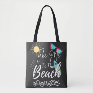 Bolso De Tela El Verano Me Lleva A La Playa