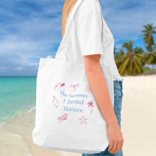 Bolso De Tela El verano que cumplí trece Caracoles Playa