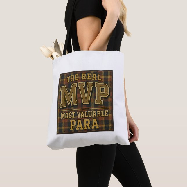 Bolso De Tela El verdadero MVP: Para más valioso personalizado (Detalle)