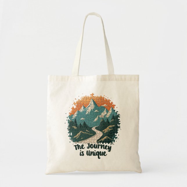 Bolso De Tela El viaje es único (Frente)