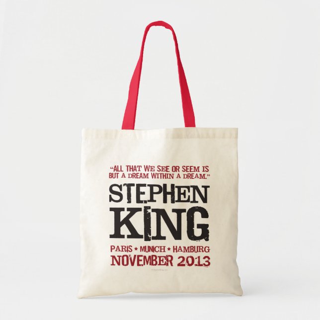 Bolso De Tela El viaje euro de Stephen King (Frente)