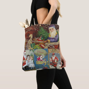 Bolso De Tela El Viejo Mundo Santa Claus Medley