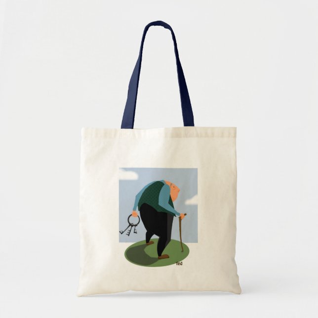 Bolso De Tela El viejo vigilante (Frente)