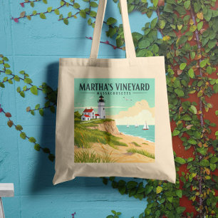 Bolso De Tela El Viñedo Massachusetts de Martha