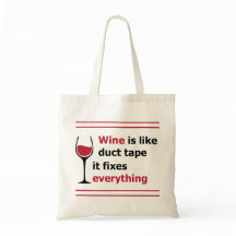 El vino es como la cinta de conductos, lo arregla