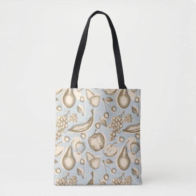 Bolso De Tela El vintage da fruto modelo (Anverso)