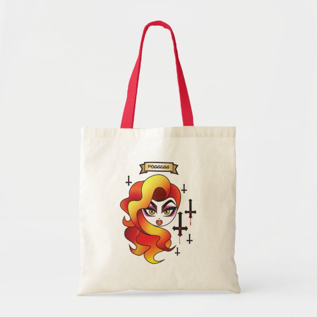Bolso De Tela El vudú "posee" el tote (Frente)
