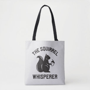 Bolso De Tela El Whisperer de la ardilla   Squirrel Lover
