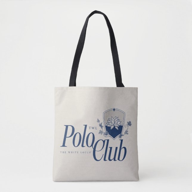 Bolso De Tela El White Lotus Polo Club (Anverso)