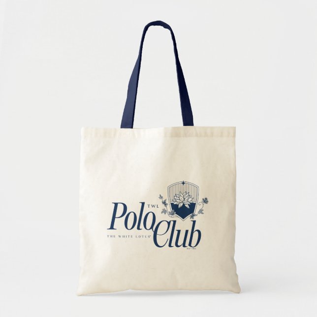 Bolso De Tela El White Lotus Polo Club (Frente)