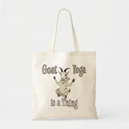 Bolso De Tela El yoga de cabra es algo | GetYerGoat™