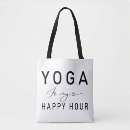 Bolso De Tela El yoga es mi hora feliz