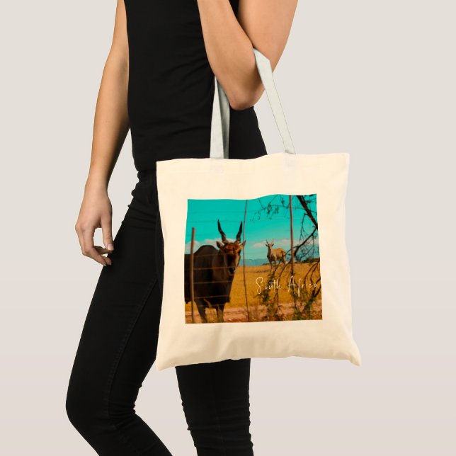 Bolso De Tela Eland Antelope Animal Sudáfrica ZA (Anverso (producto))