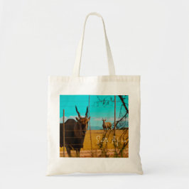 Bolso De Tela Eland Antelope Animal Sudáfrica ZA