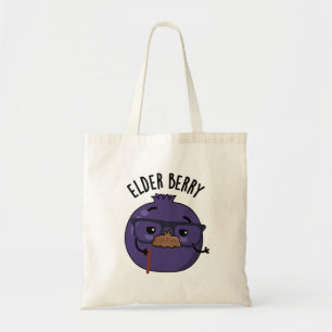 Bolso De Tela Elder-berry Funny Berry Pun