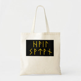 Bolso De Tela Elder Futhark Hail Satan