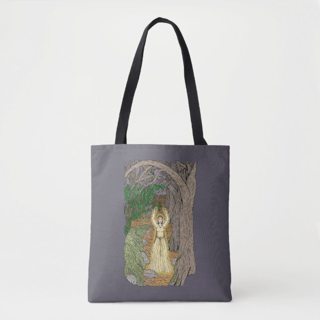 Bolso De Tela Eldritch Mistress (Fairy Lady in Woods) (Anverso)