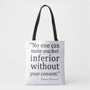 Bolso De Tela Eleanor Roosevelt-Quotes