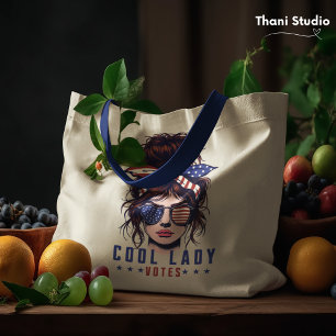 Bolso De Tela Elección de la dama de cabello desordenada de Guay