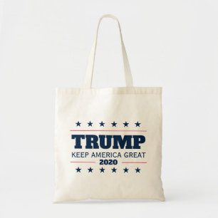 Bolso De Tela Elecciones de Donald Trump 2020 Mantengan a Estado