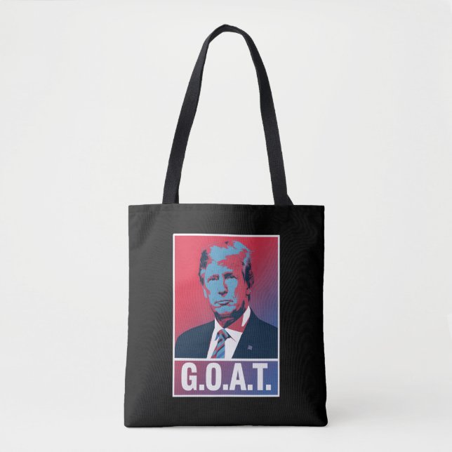 Bolso De Tela Elecciones de Trump GOAT 2024 (Anverso)