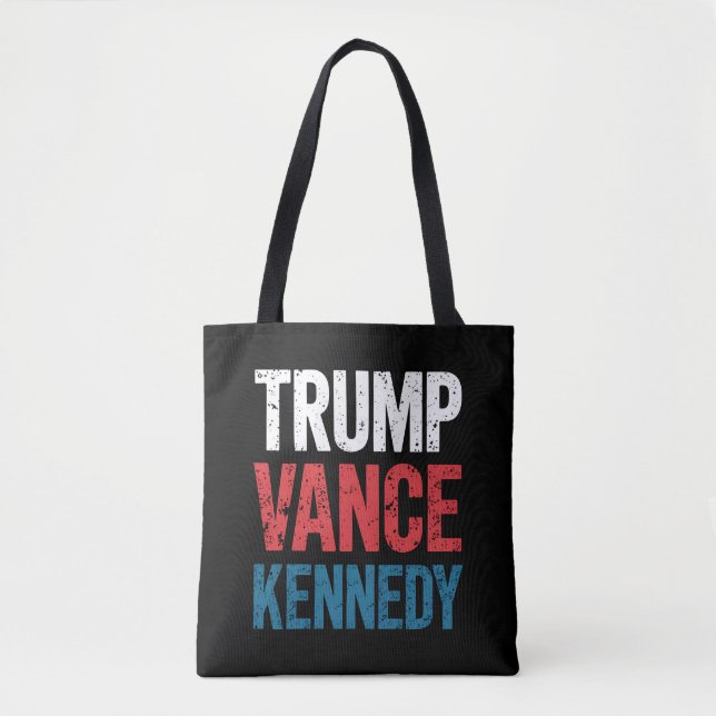 Bolso De Tela Elecciones de Trump Vance Kennedy 2024 (Anverso)