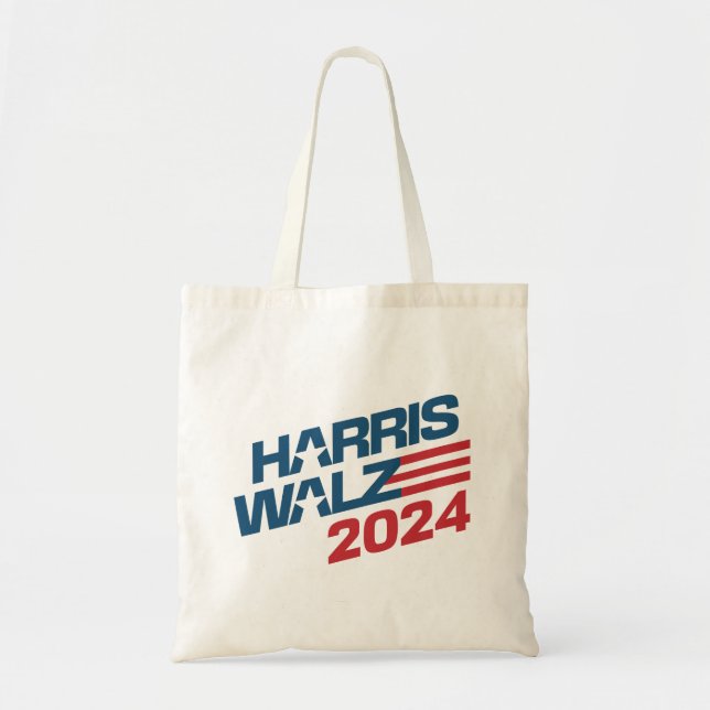 Bolso De Tela Elecciones Harris Walz 2024 (Frente)