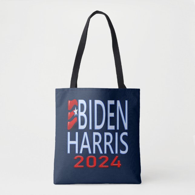 Bolso De Tela Elecciones presidenciales de Biden Harris 2024 (Anverso)
