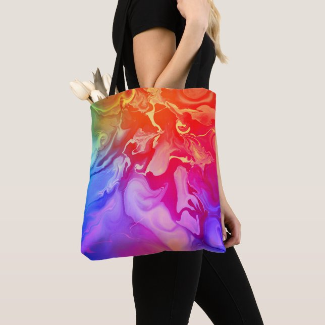Bolso De Tela Electric Spectrum in Motion (Detalle)