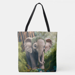 Bolso De Tela Elefante