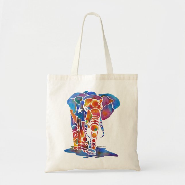 Bolso De Tela Elefante (Frente)