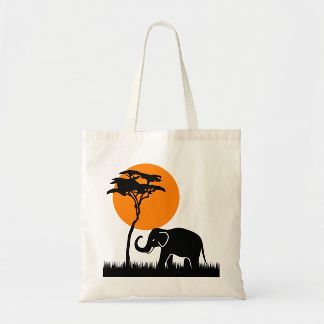 Bolso De Tela Elefante (Frente)