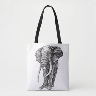 Bolso De Tela Elefante