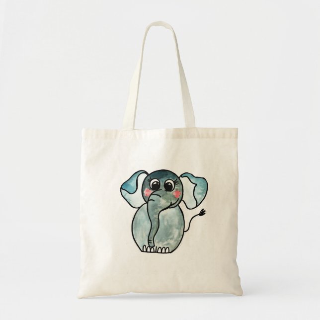 Bolso De Tela Elefante (Frente)