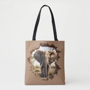 Bolso De Tela Elefante