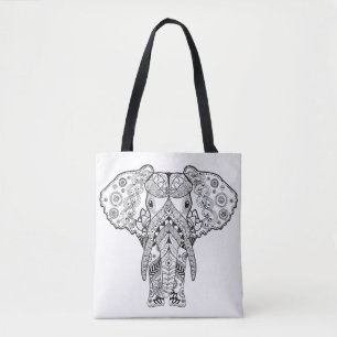 Bolso De Tela Elefante 2 del estilo