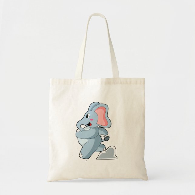Bolso De Tela Elefante como fugitivo (Frente)