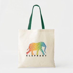 Bolso De Tela Elefante con colores