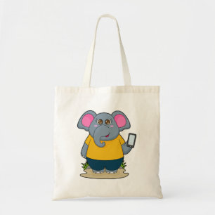 Bolso De Tela Elefante con móvil